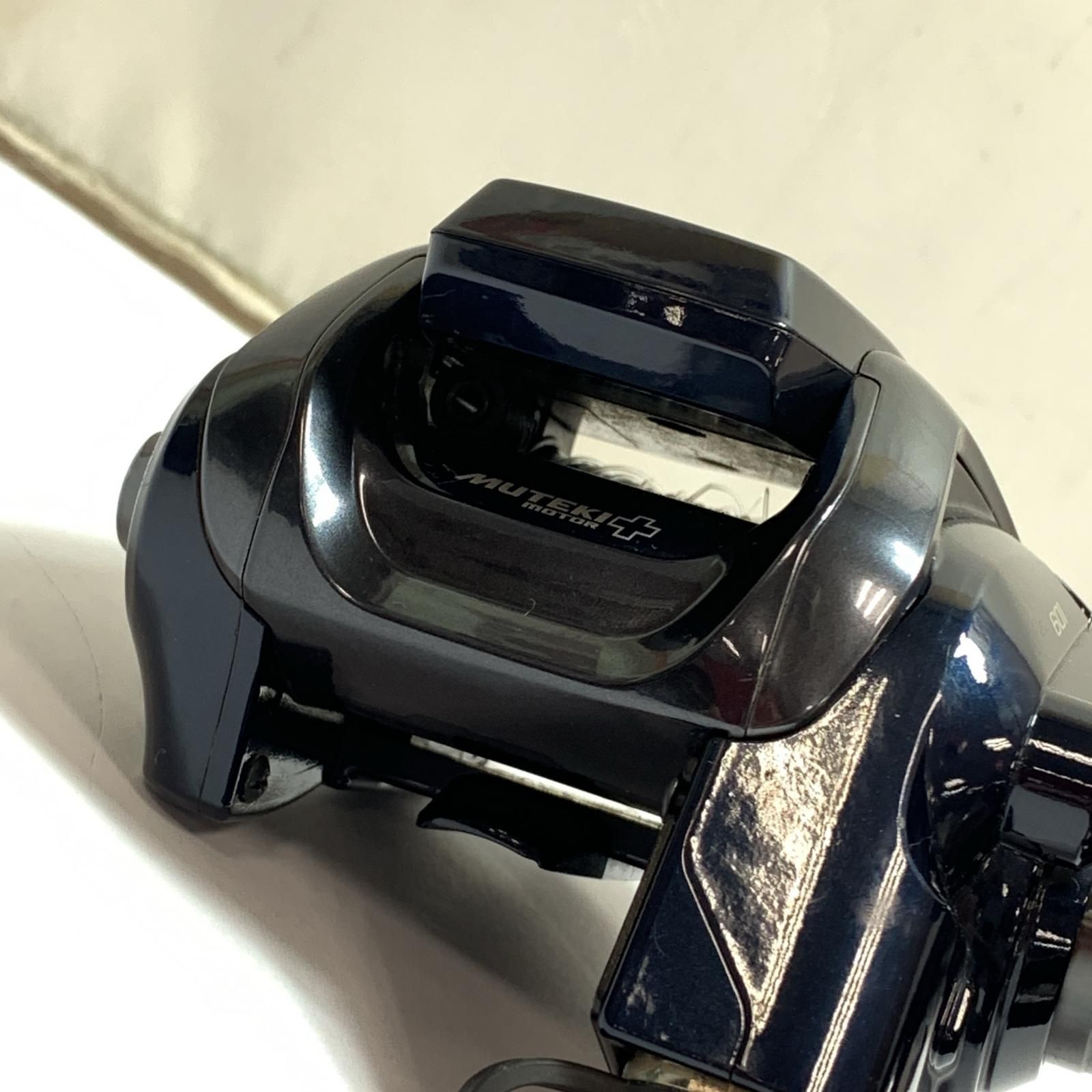 SHIMANO - ★★SHIMANO シマノ 20フォースマスター601 　電源コード　箱・取説付  電動リール付　使用距離13.3km・時間26.0h 04155 SHIMANO シマノ 20フォースマスター601 電源コード 箱・取説付