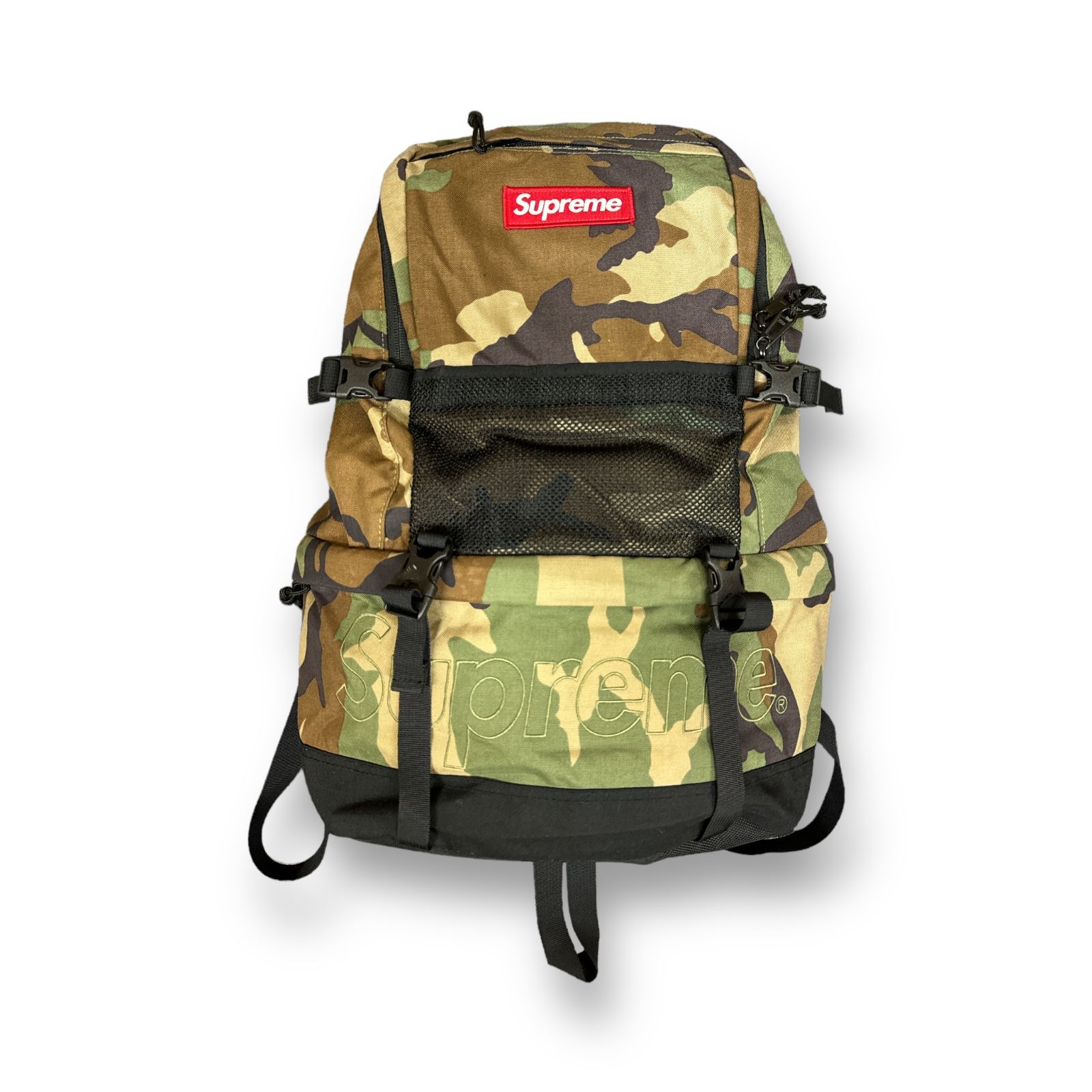 Supreme 15AW Contour Backpack CAMO コントゥア バックパック カモ リュック ボックスロゴ 迷彩 バッグ シュプリーム  F 66091A3 - メルカリ