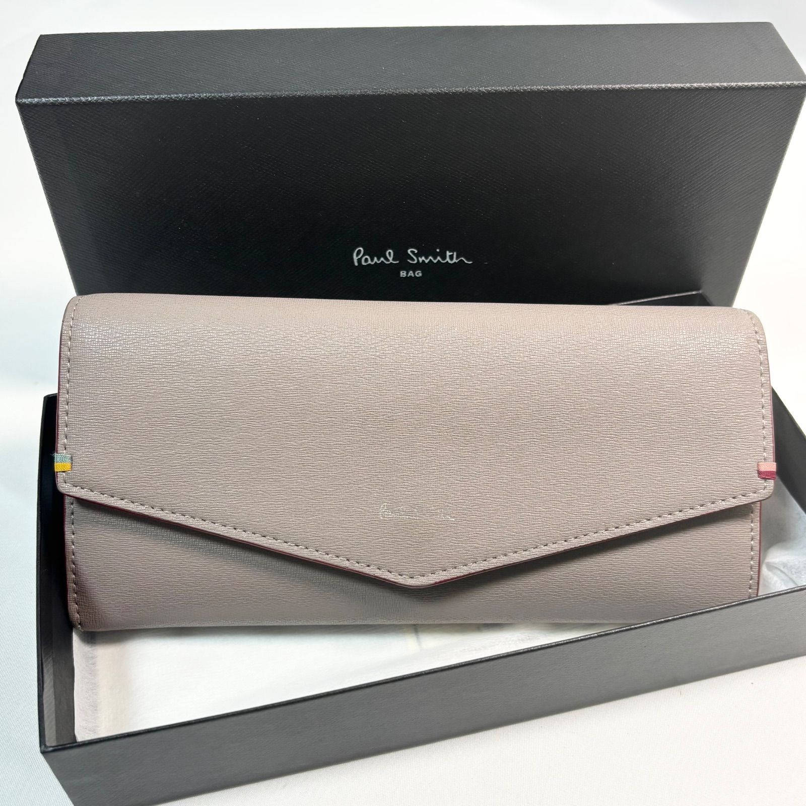 送料無料】Paul Smith/ポールスミス/長財布/ウォレット/サイフ/グレー 