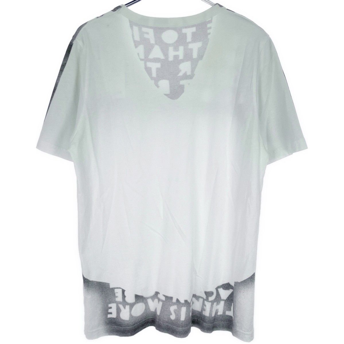 メゾンマルジェラ Maison Margiela 14AW スプレープリント エイズ Tシャツ カットソー 半袖 S 白 ホワイト S31GC9987 レディース Maison Margiela メゾン マルジェラ 14AW スプレーエイズ