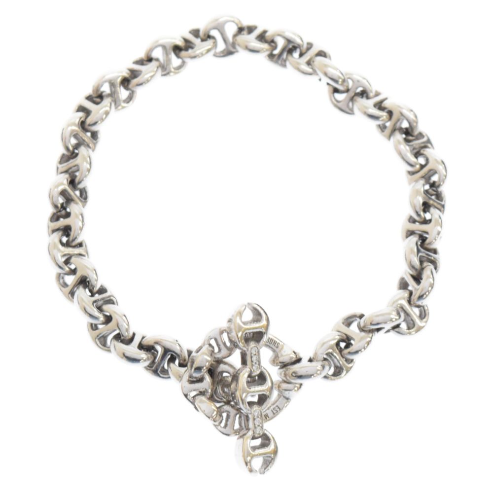 HOORSENBUHS (ホーセンブース) 5MM OPEN-LINK BRACELET プラチナ