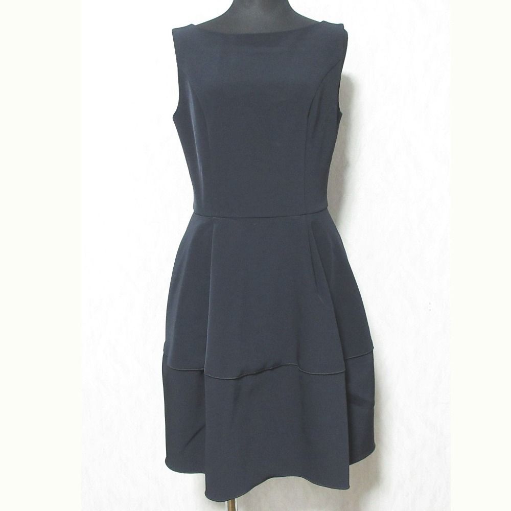 希少サイズ✨極美品✨フォクシーニューヨーク　ブラック　ノースリーブワンピース 中古・古着通販】FOXEY NEWYORK (フォクシーニューヨーク) 襟