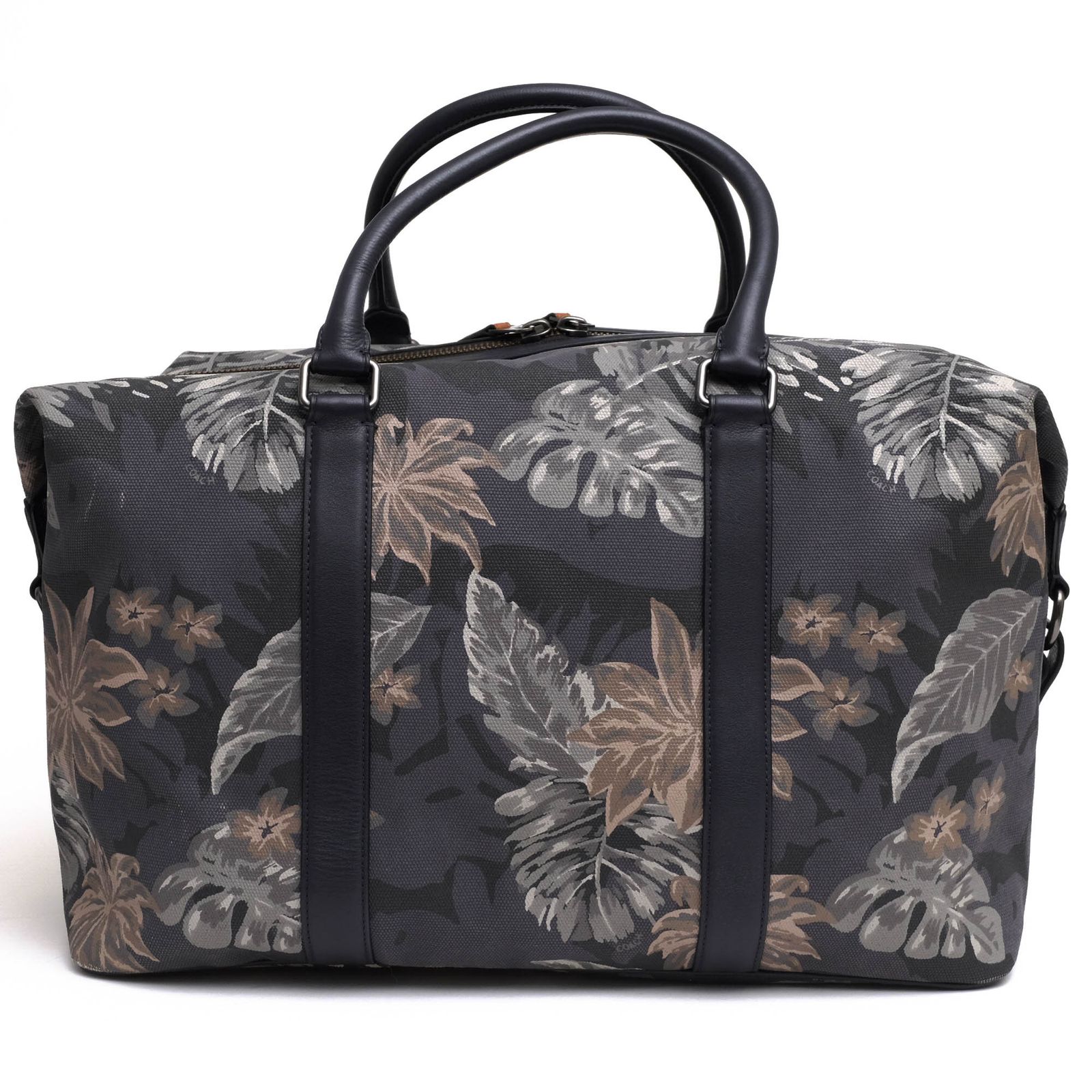 【鑑定済・美品】COACH ボストンバッグ 本革 南京錠付き メンズ 大容量 黒 ボストンバッグ ハンドバッグ ショルダーバッグ 2way レザー 黒