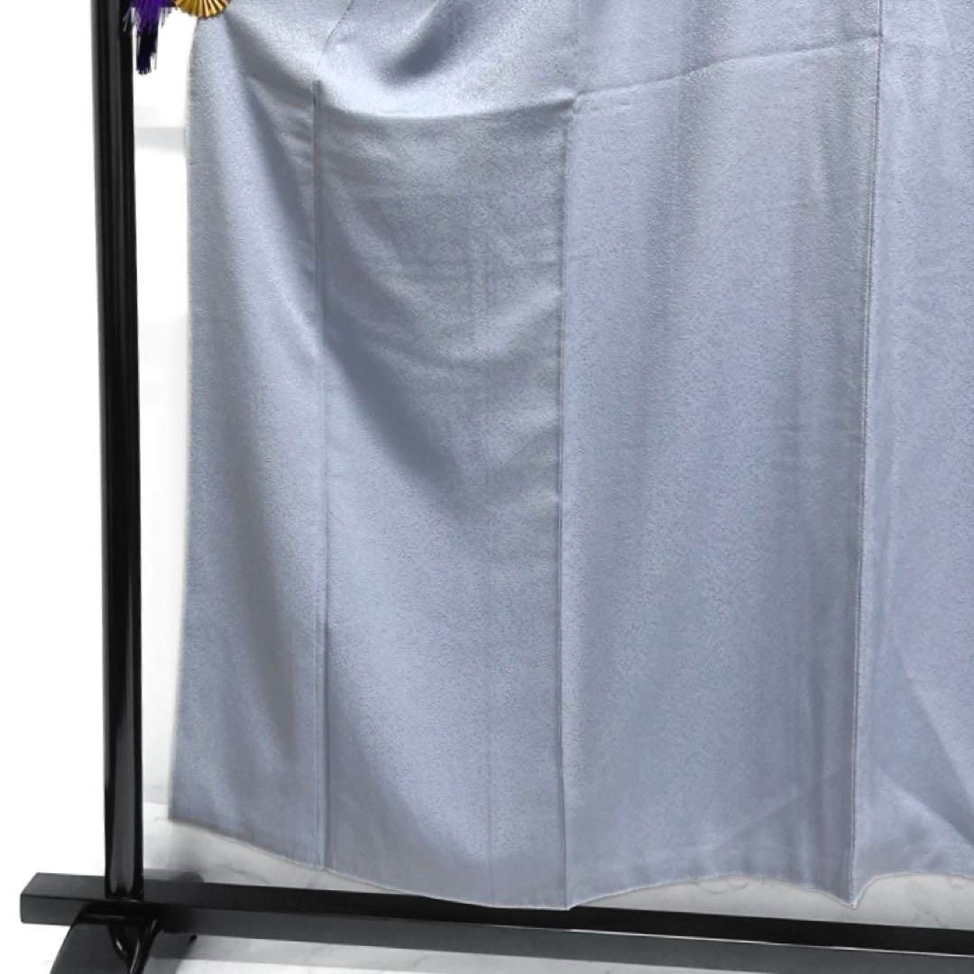 百貫達雄 色無地 ラベンダーブルー 加賀の色無地 着物 044a d - メルカリ