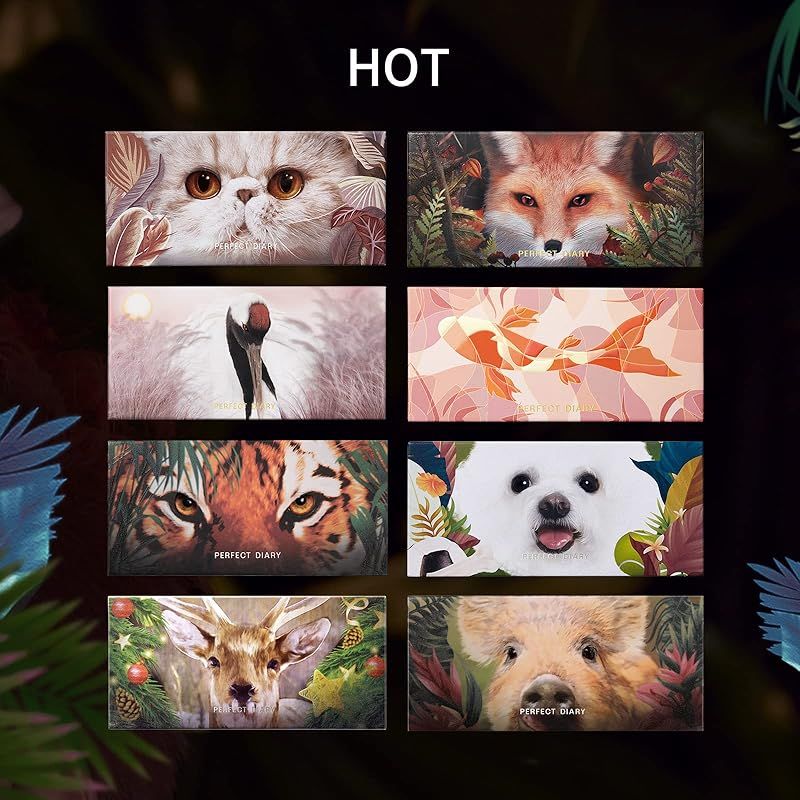 PERFECT DIARY パーフェクトダイアリー 動物アイシャドウパレット (1.2