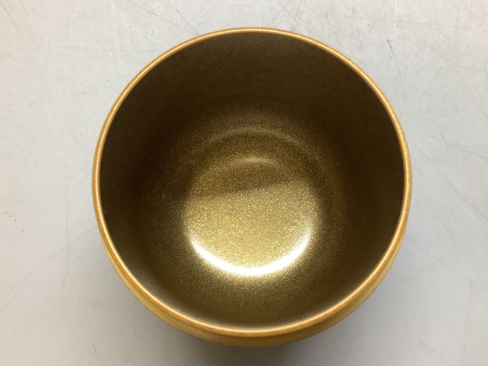 N10 茶道具 棗 なつめ 東雲作 内梨子地 溜塗中棗 目高蒔絵