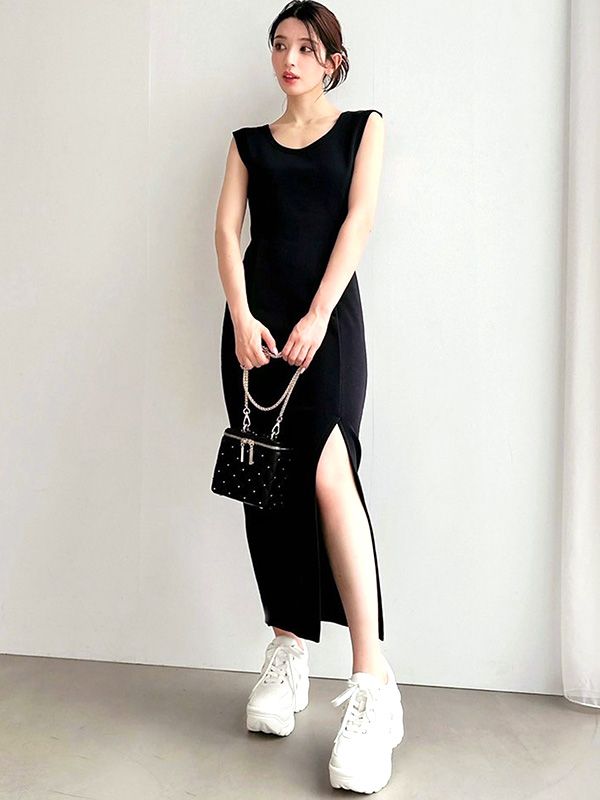 RESEXXY リゼクシー ワンピース 春 夏 レディース ノースリーブ バック