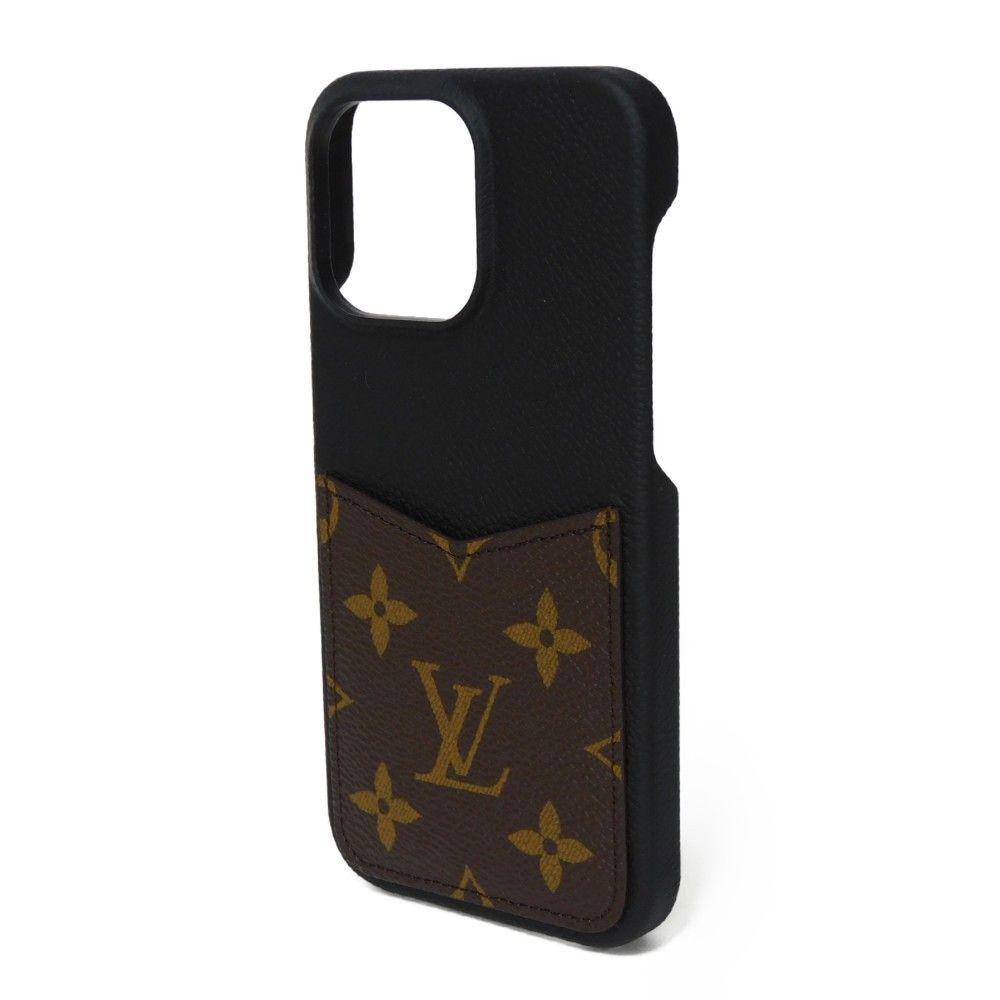 LOUIS VUITTON - LOUIS VUITTON ルイ・ヴィトン iPone バンパー15 Pro MAX 現行 LVロゴ フラワー マロン ブラウン ブラック 未使用 モノグラム ノワール スマホケース M82888 LOUIS VUITTON ルイ・ヴィトン iPone バンパー15 Pro MAX 現行