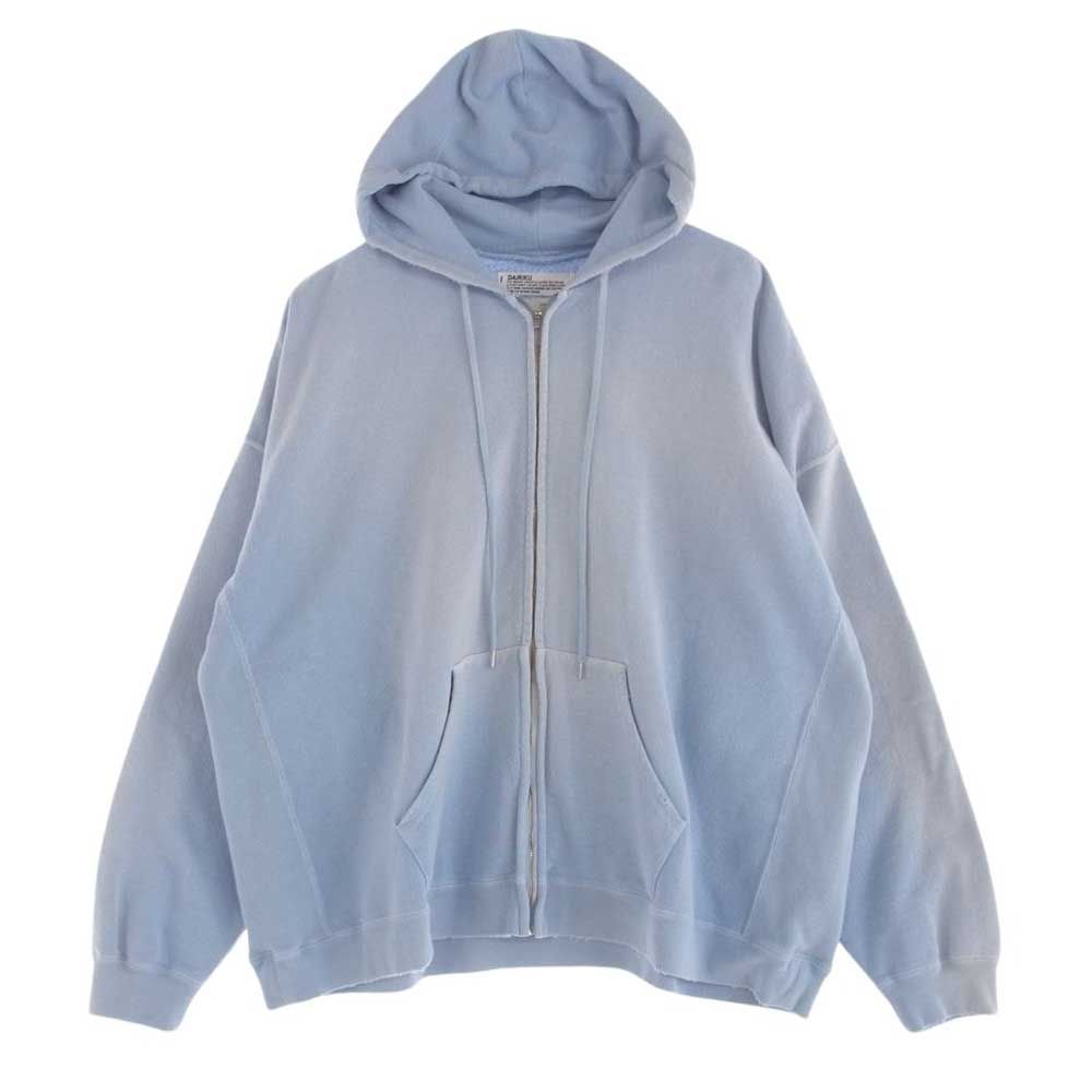 ダイリク DAIRIKU 24SS 24SS C-1 Sunburn Vintage Zip Up Hoodie 毛玉 