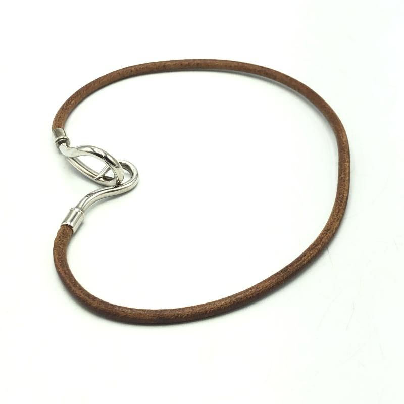 HERMES ジャンボチョーカーブレスレット ブラウン エルメス 17