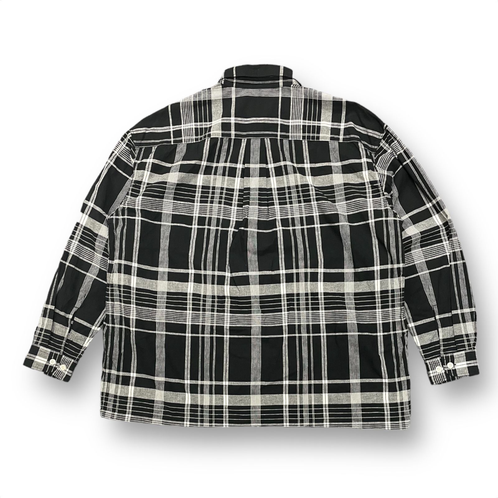 定価23100円 COOTIE PRODUCTIONS 22SS Madras Check L/S Shirt