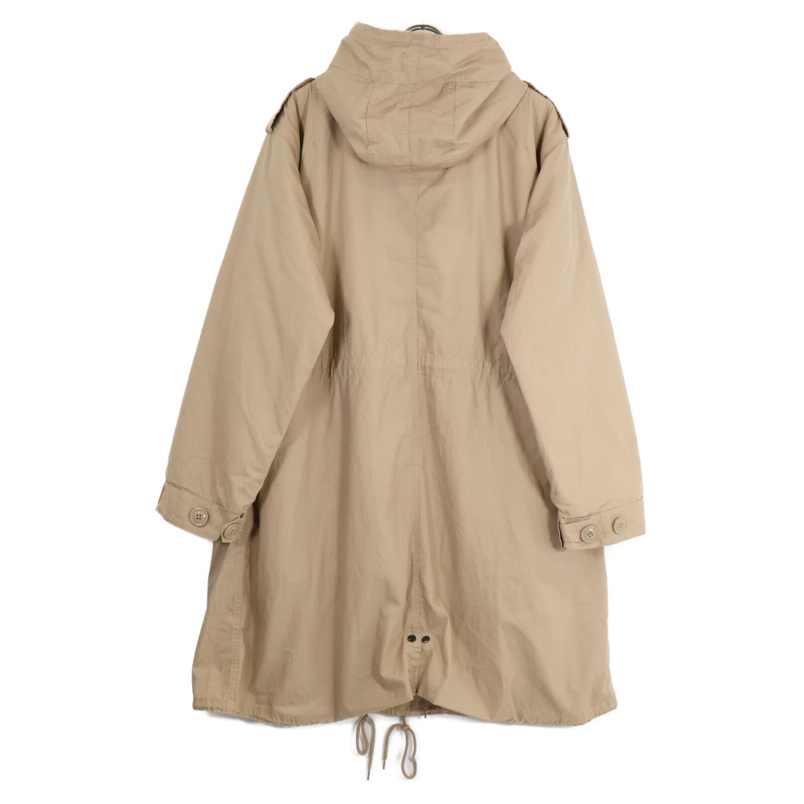 HOUSTON ヒューストン 5409M ﾍﾞｰｼﾞｭ M-51 ﾗｲﾅｰ付き ﾓｯｽﾞｺｰﾄ XS