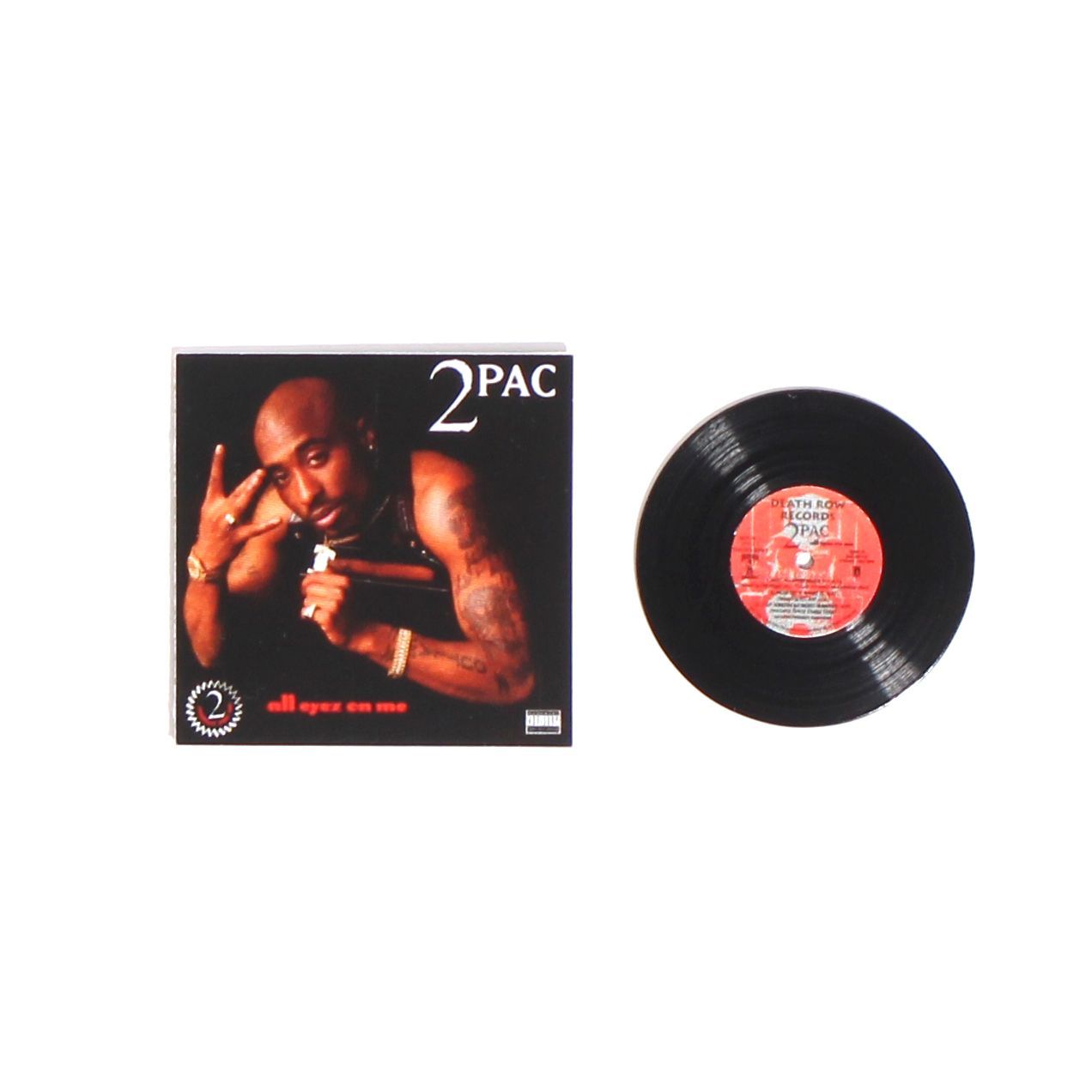ミニチュアレコード HIPHOP 2PAC ALL EYES ON ME - メルカリ