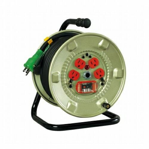 2営業日で発送 日動工業 Nichido Ind 日動 電工ドラム 100V 過負荷漏電保護兼用ブレーカー付 20m NNPEK24 5026