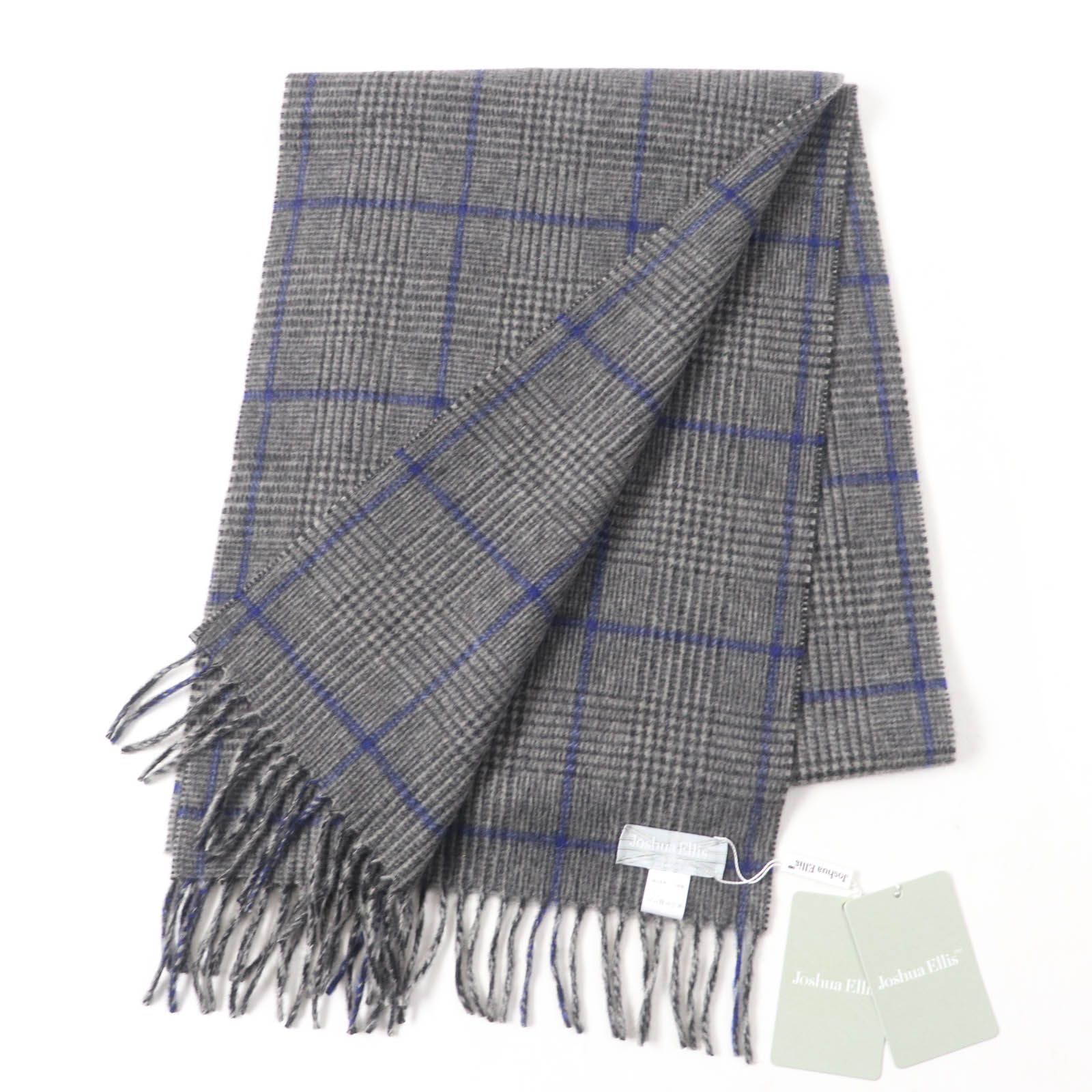 未使用品☆Joshua Ellis ジョシュアエリス カシミヤ100％ グレン