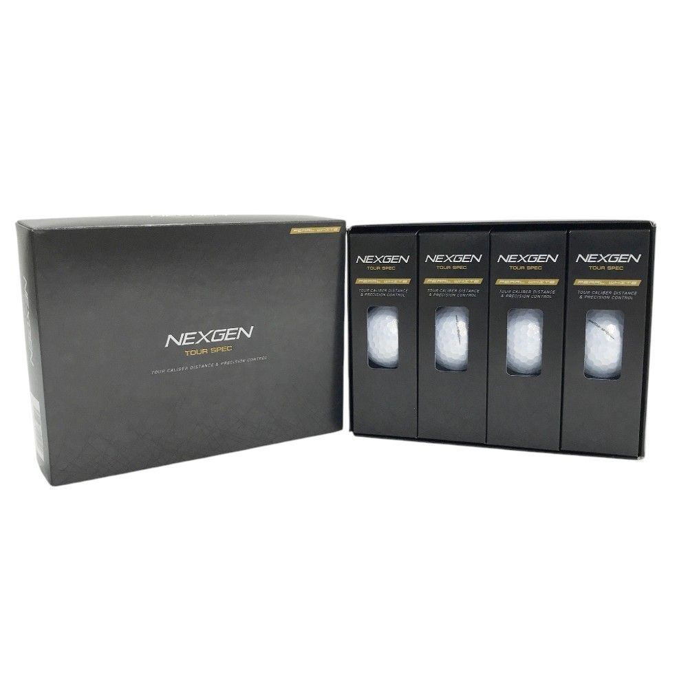 NEXGEN ネクスジェン 2024年モデル ゴルフボール 1ダース TOUR SPEC