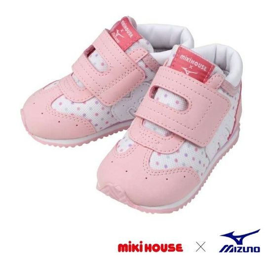mikihouse ミキハウス靴 スニーカーｍロゴ ファーストベビーシューズ13cm 13.5cm 14.5cm 出産祝い お出かけ