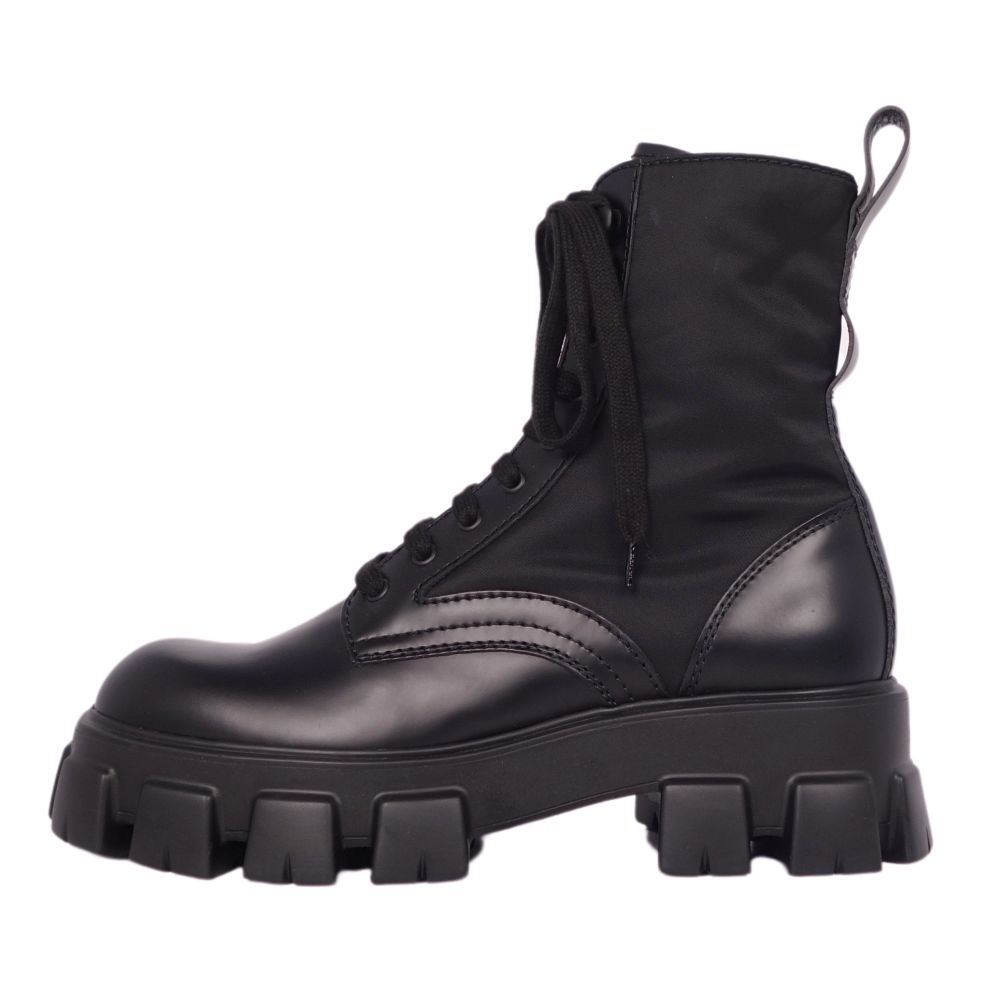 未使用 プラダ PRADA ブーツ モノリス Re-NYLON コンバット