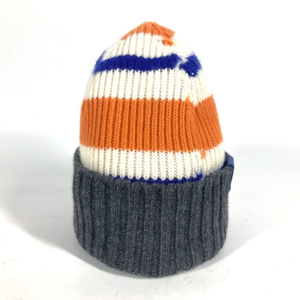 ロエベ ニット帽 美品 LOEWEニットキャップ ビーニー LOEWE ロエベ