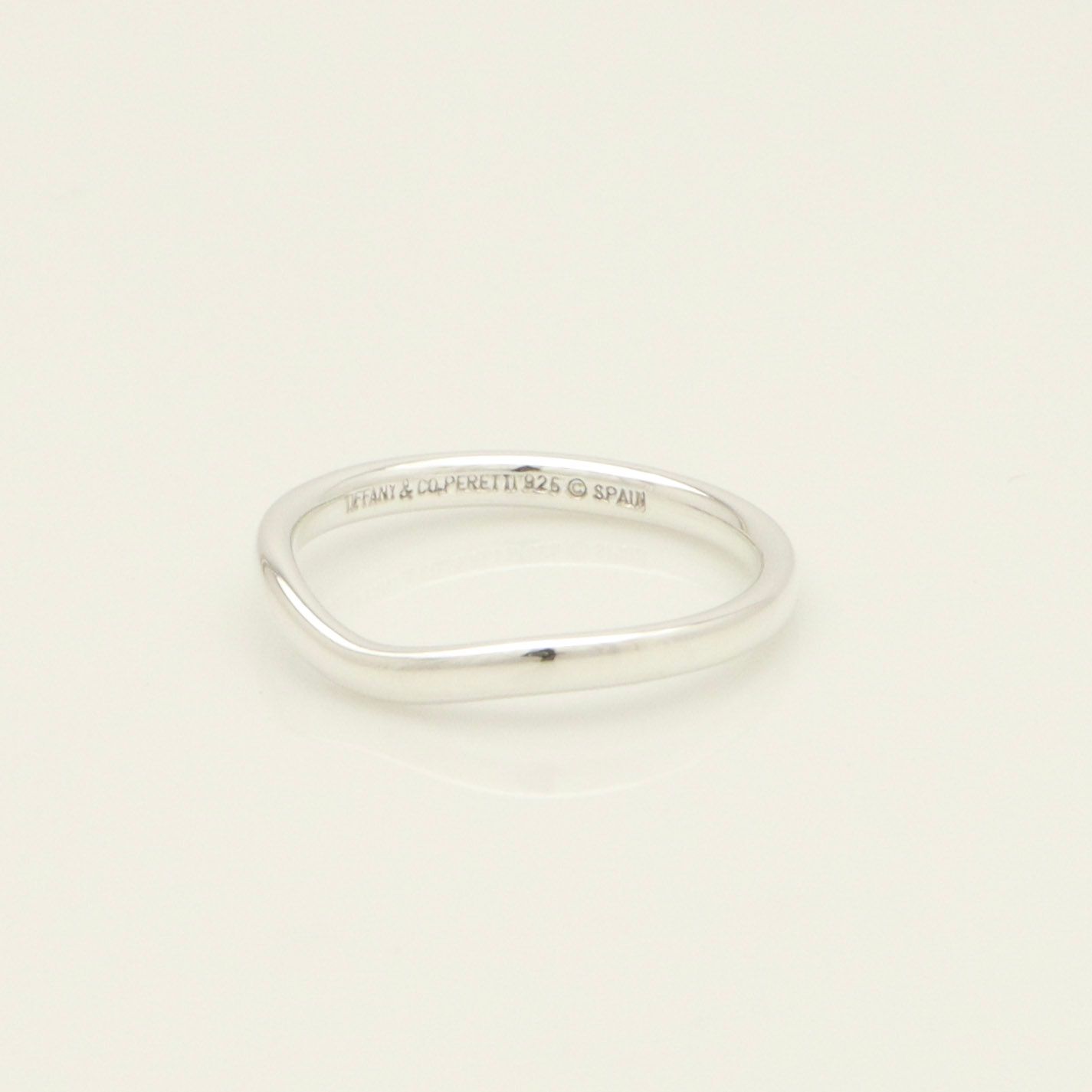 美品】ティファニー TIFFANY＆Co. カーブド バンド エルサペレッティ  