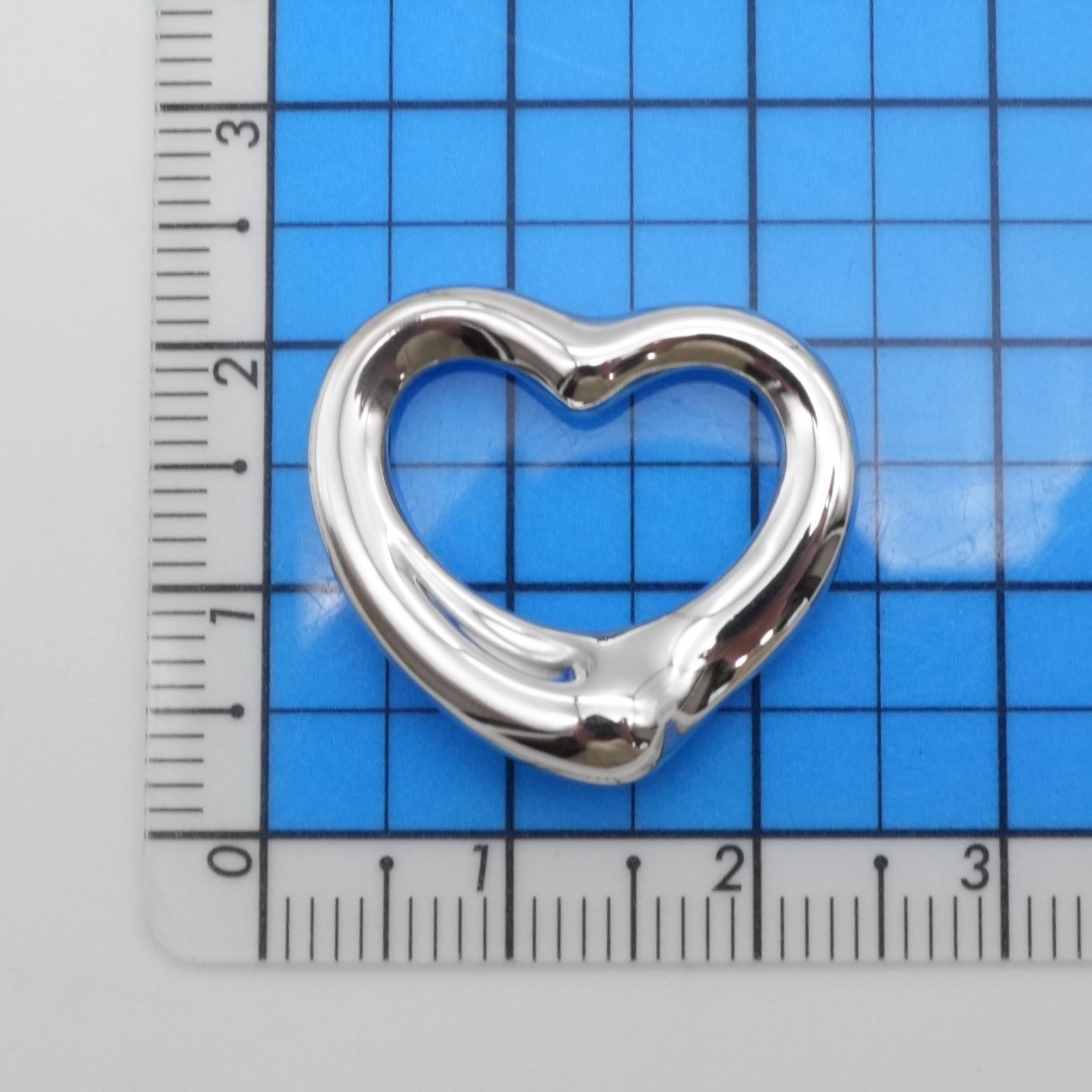極美品✨　ティファニー　オープンハート　22mm 925　シルバー TIFFANY&Co[ティファニー] オープン ハート ネックレス（MA