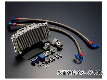 2輪 アクティブ アールズ ラウンドオイルクーラーキット ＃8 9インチ13段 シルバー 14047113 JAN：4538792729954 カワサキ Z750FX-1