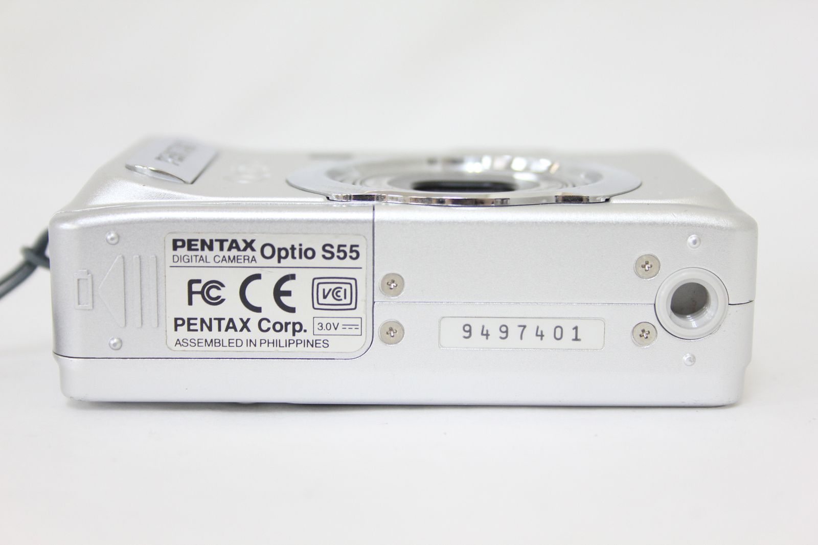 返品保証】 【便利な単三電池で使用可】ペンタックス Pentax Optio S55 