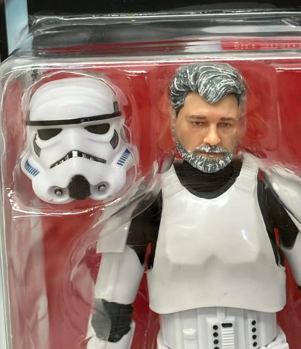 美品 スターウォーズ フィギュア Kenner ジョージ・ルーカス（ストームトルーパー変装） 美品 スターウォーズ フィギュア Kenner ジョージ・ルーカス