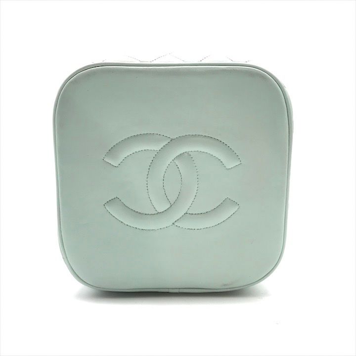CHANEL シャネル ココマーク マトラッセ 良品 ラムスキン 1円 ミニ 中古良品 レザー - チェーン クラッチ プッシュロック ココ Rococo