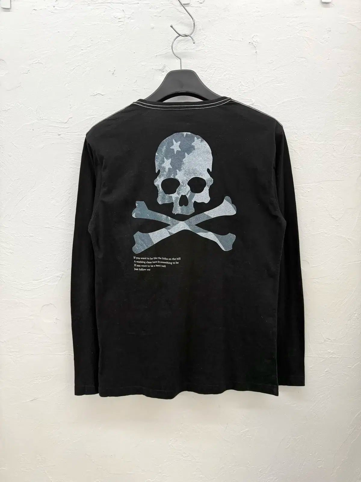 azul by moussy スカル 長袖 ロングスリーブ