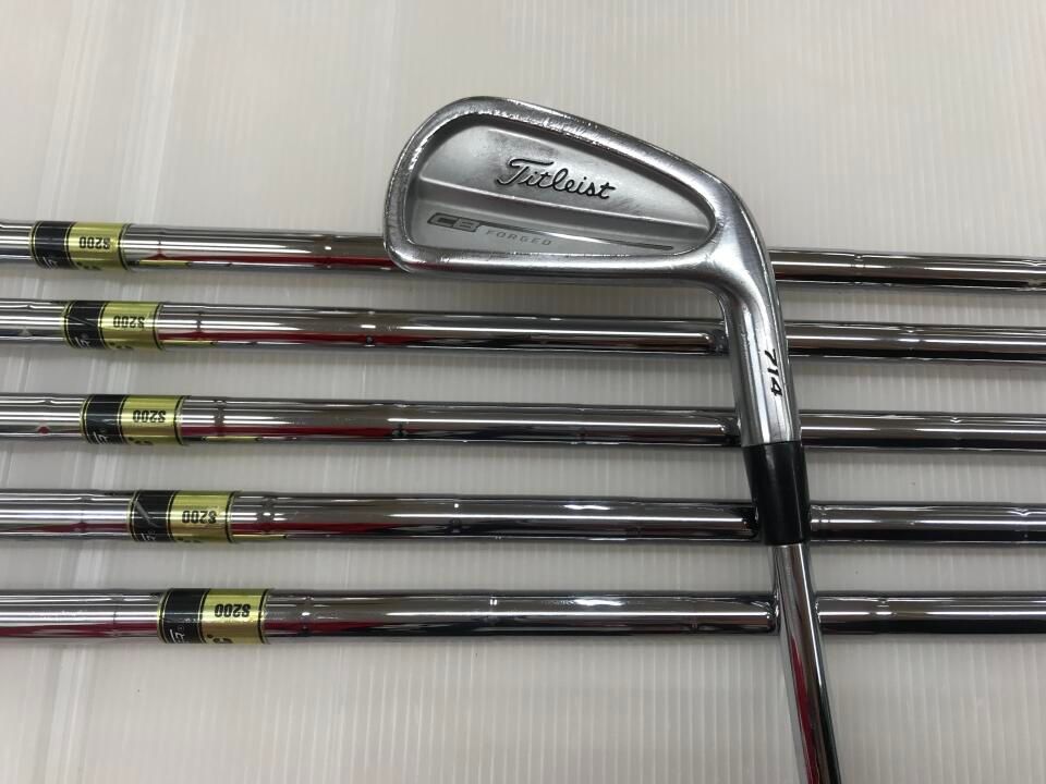 【即納】CB 714 | S200 | ダイナミックゴールド | 中古 | アイアンセット | タイトリスト