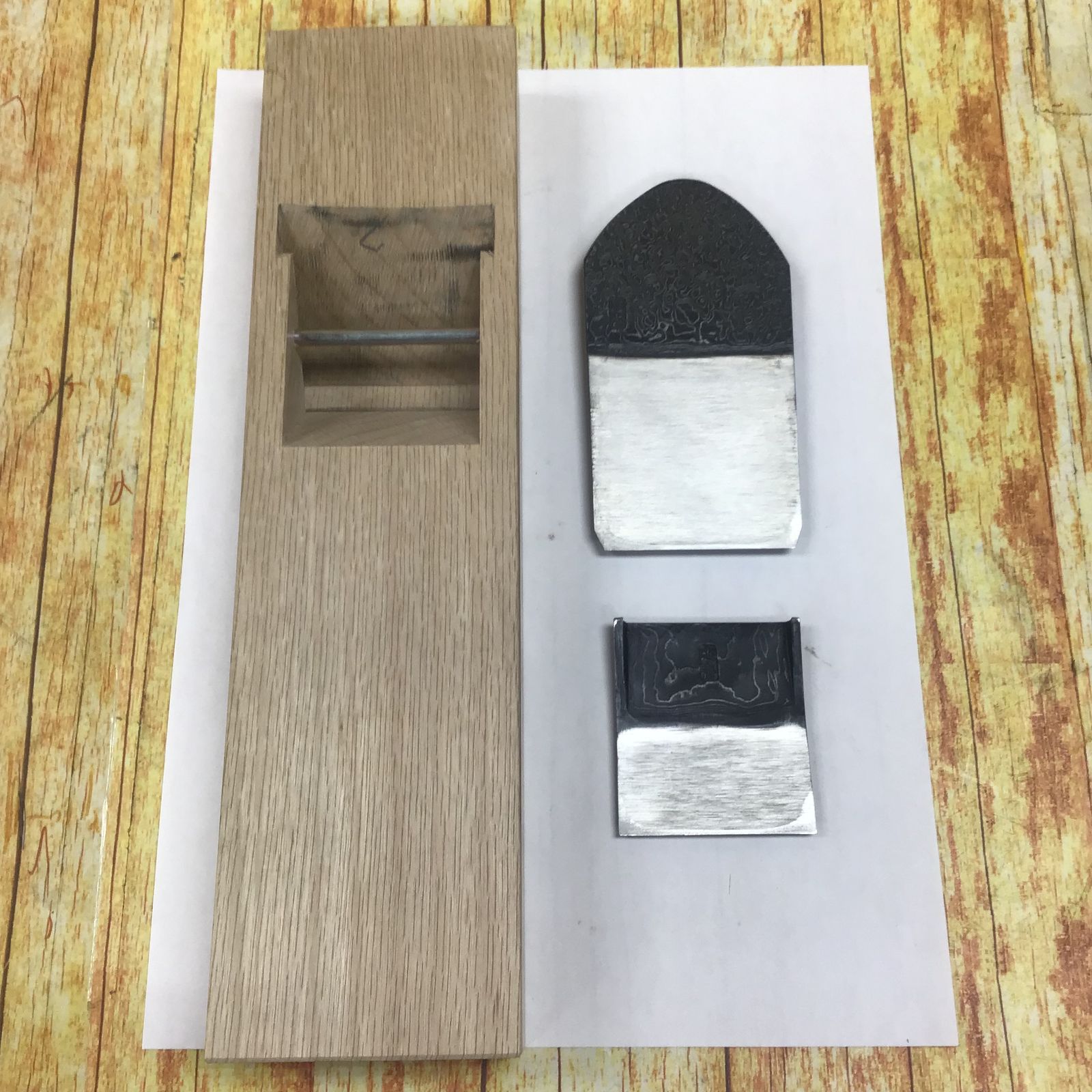 田斎作 木目 鉋 コレクター品 贈ら