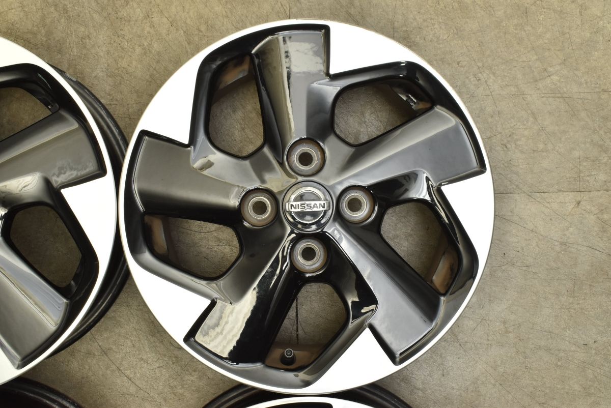 交換用に】ニッサン ルークス 純正 14in 4.5J+46 PCD100 4本 交換用に】ニッサン ルークス 純正 14in 4.5J+46 PCD100 4本