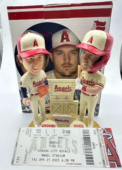 非売品】大谷翔平エンゼルス13奪三振記念ボブルヘッド大谷