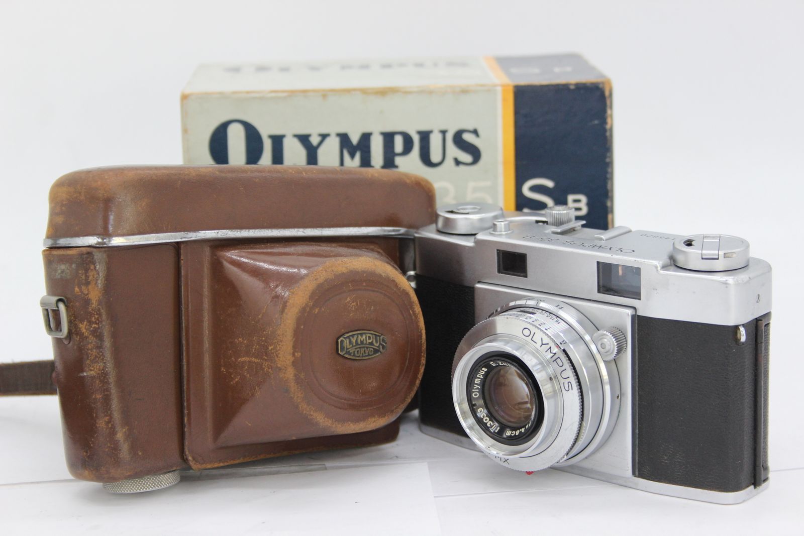 返品保証】 【元箱付き】オリンパス Olympus 35-S E.Zuiko F.C. 4.8cm F2.8 ケース付き カメラ s6334 -  メルカリ