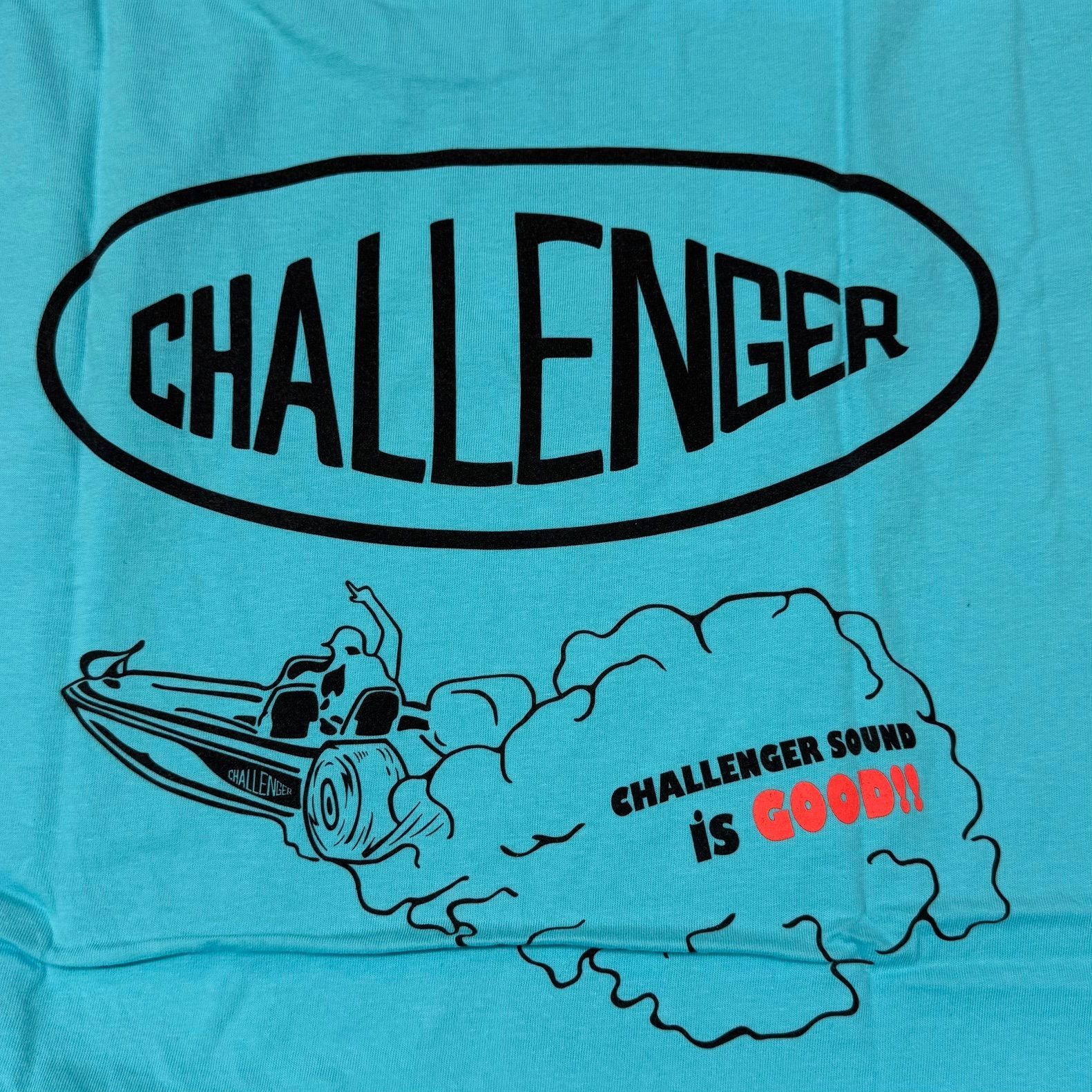 未使用品 CHALLENGER V8 sounds Tシャツ ブイハチサウンド 半袖 