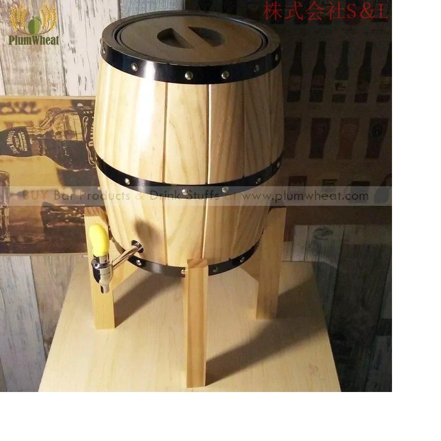 ビールサーバー 自宅 業務用 家庭用 店舗用 バー イベント 樽 3リットル オーク 木製 キッチン 厨房