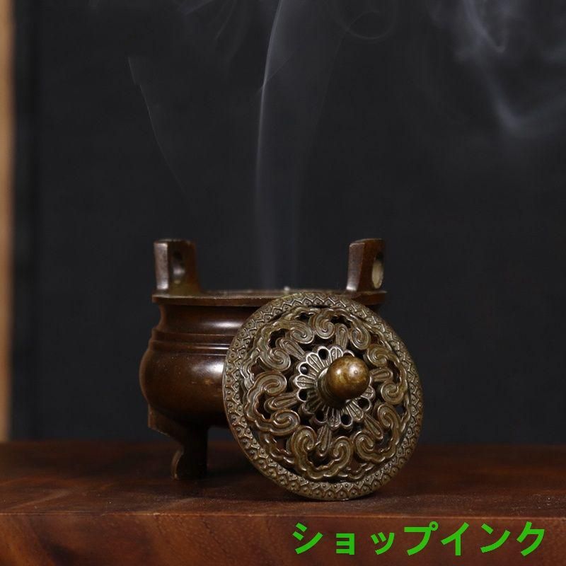 銅製 香炉 三足炉 香具 - メルカリ