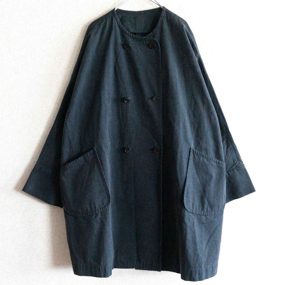 ARTS&SCIENCE コットン ノーカラーバルーンコート ベージュ ARTS&amp 