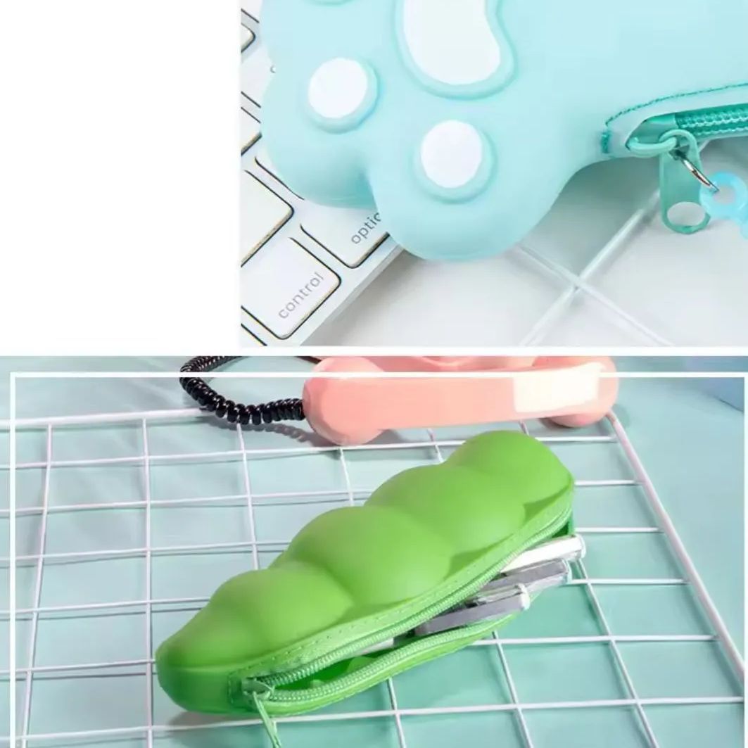 豆ペンケース 枝豆 筆箱 おもしろ文房具 大人文具 ペンケース 個性的