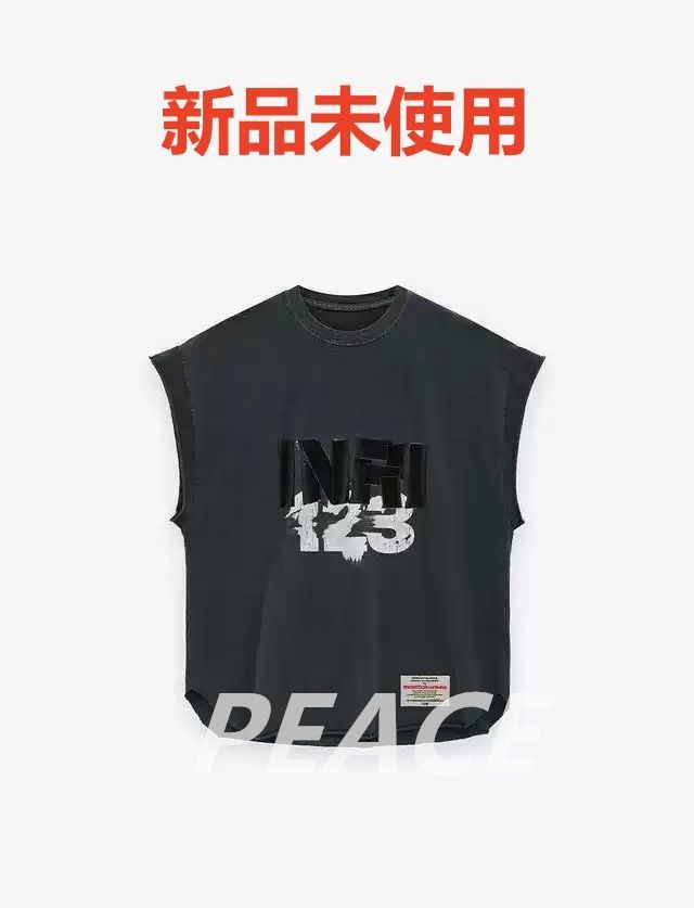 新品 FEAR OF GOD × RRR123 INRI Cut Off Tee