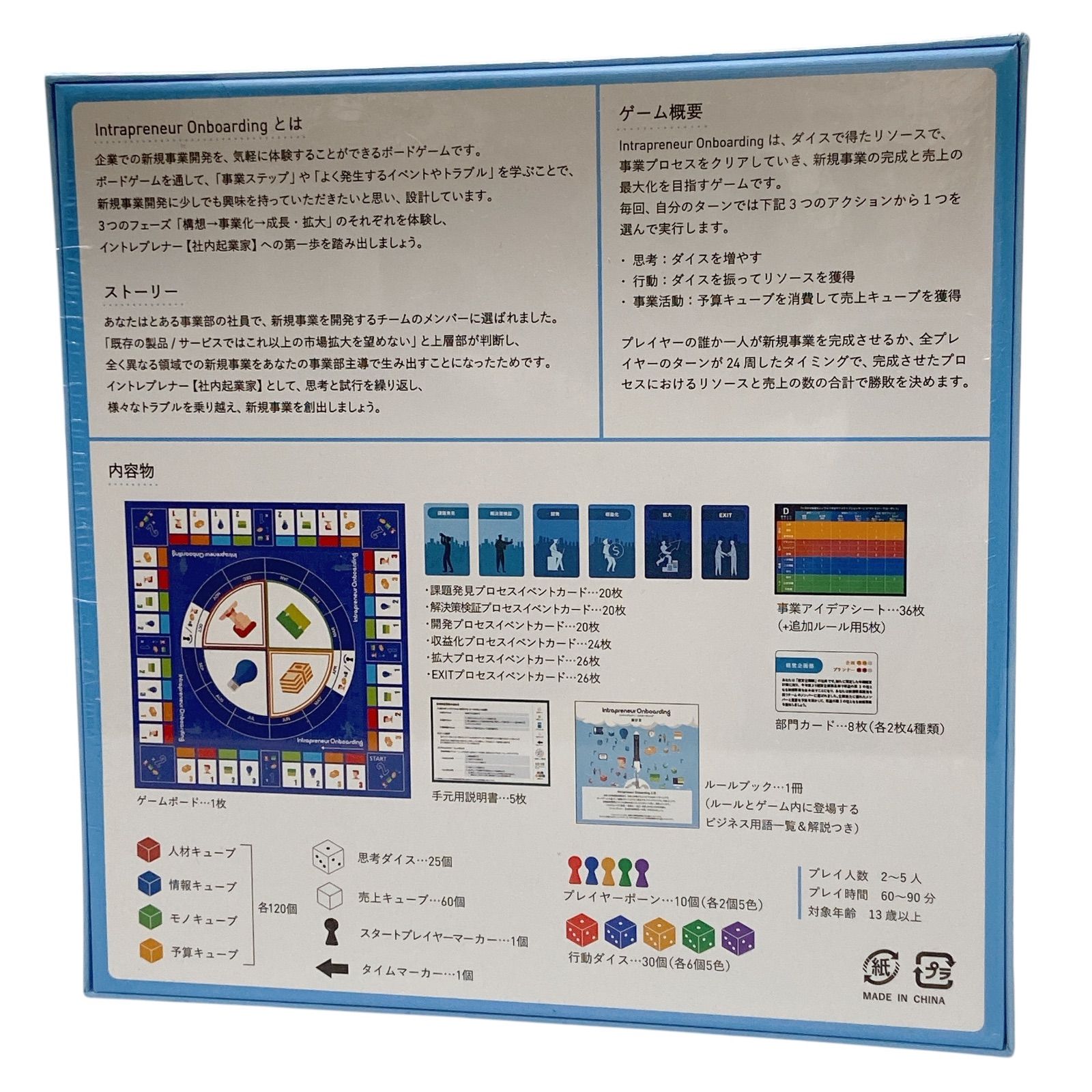AT-214 イントレプレナー オンボーディング 新規事業開発 ボードゲーム