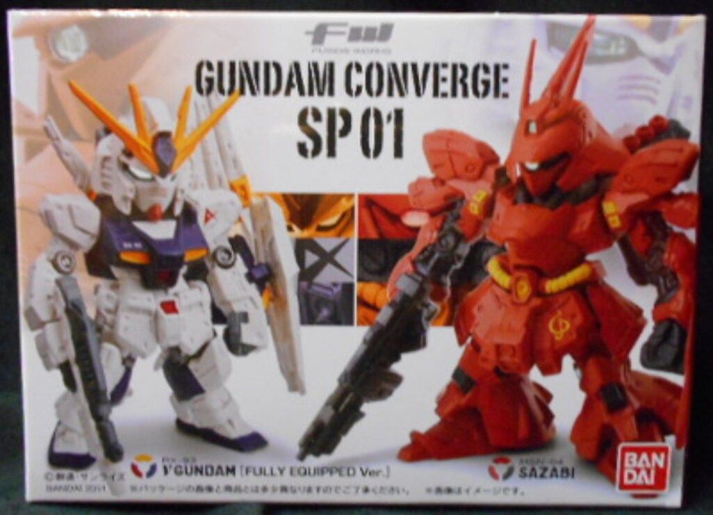 BANDAI FW GUNDAM CONVERGE 機動戦士ガンダム 逆襲のシャア νガンダム(フル装備)u0026サザビー SP01