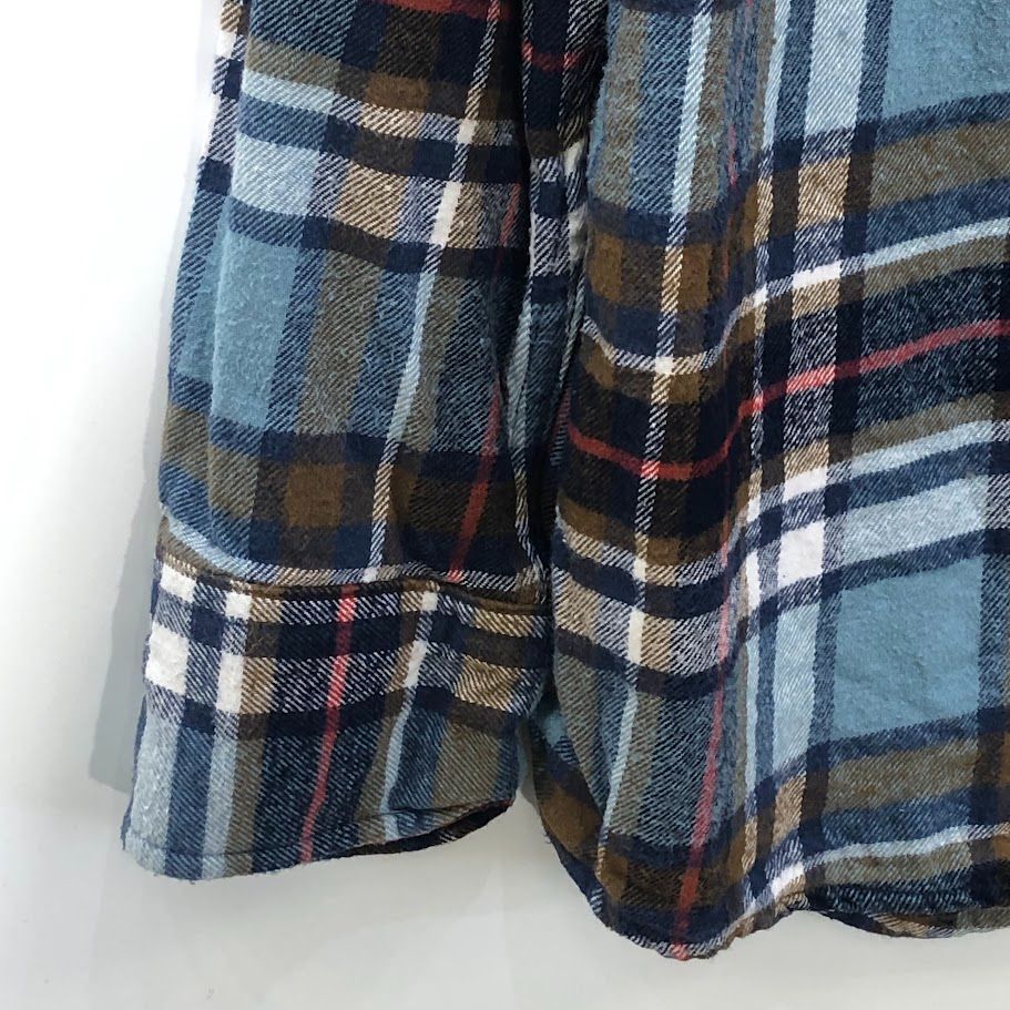 EDDIE BAUER エディーバウアー ネルシャツ チェック ヘリンボーン 長袖