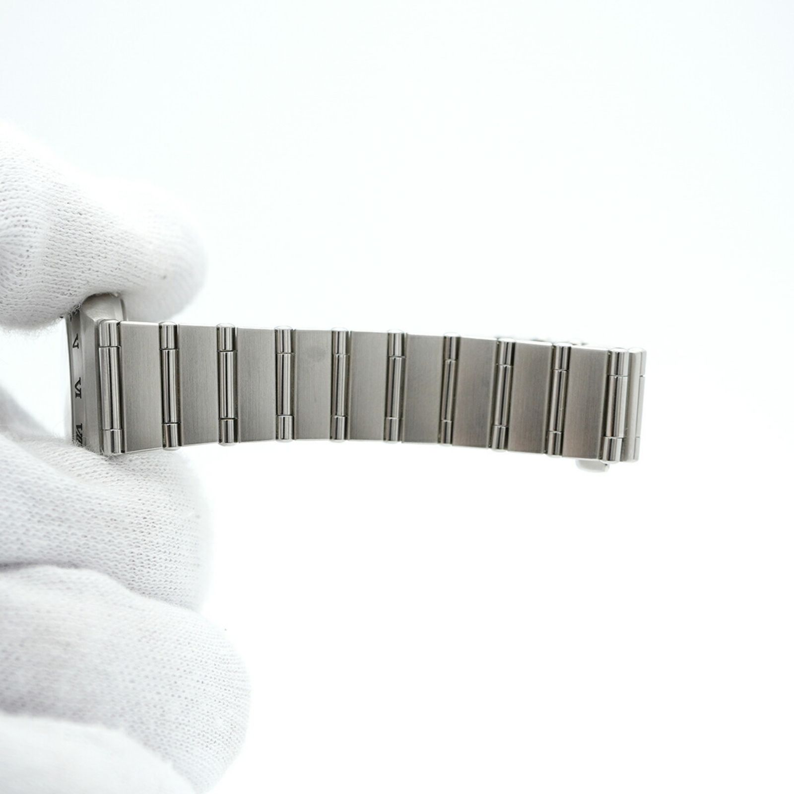 シルバー文字盤腕時計 レディース