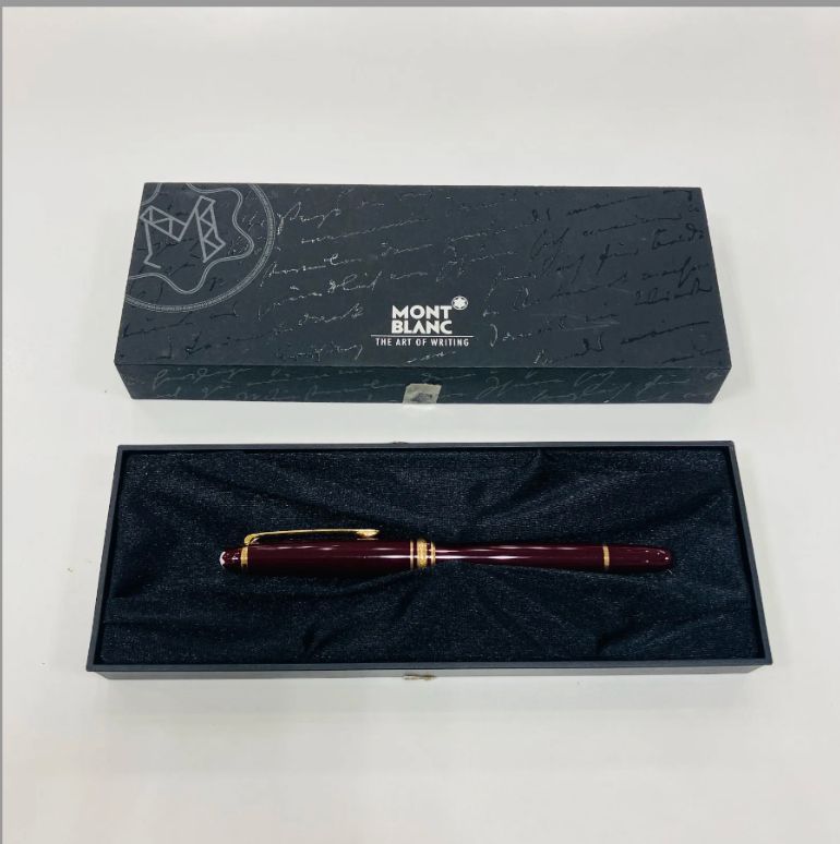 A Mont Blanc モンブラン 万年筆 14K 14金 585 4810 マイスターシュテュック コレクション アンティーク