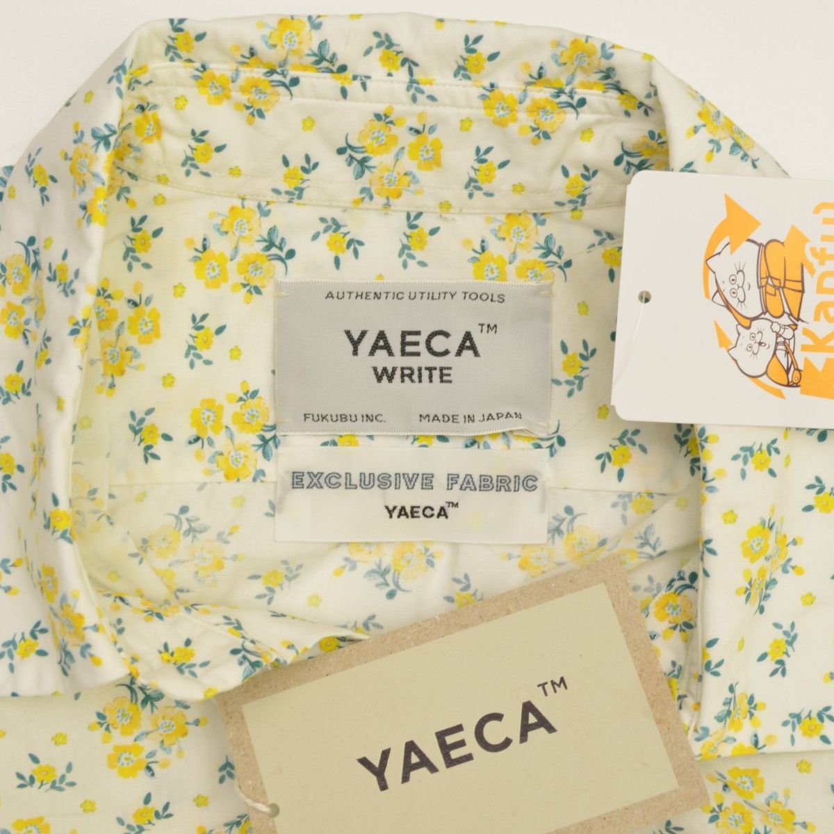 M【YAECA × LIBERTY / ヤエカ × リバティ】92151 BUTTON SHIRT 