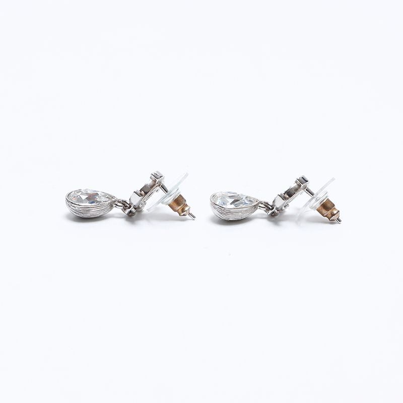 CHANEL シャネル ピアス B21K ココマーク ラインストーン
