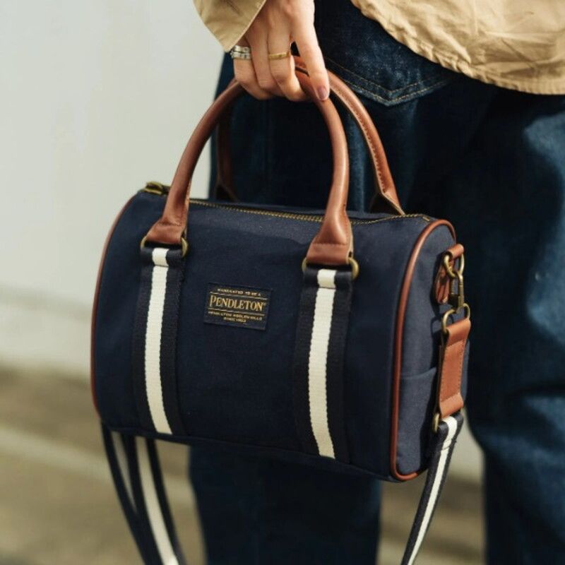 PENDLETON ペンドルトン MARIEコラボ 2WAY MINI BOSTON 2ウェイミニボストン NAVY ONE SIZE