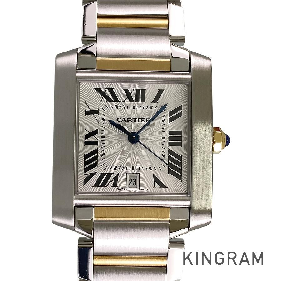 メンズカルティエ腕時計 カルティエ Cartier タンク フランセーズ LM 2302 SS YG 自動巻